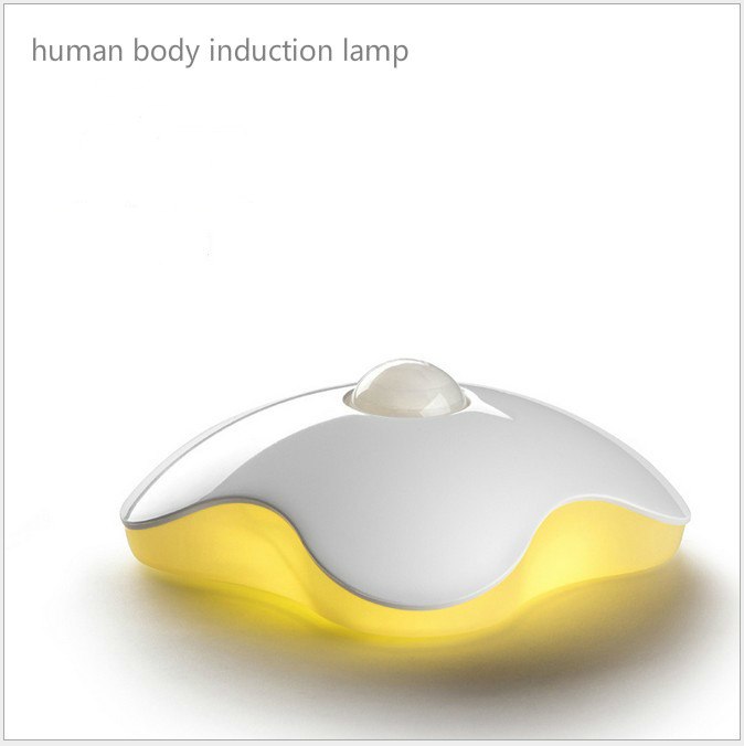 Four Leaf Clover LED Night Light AAA Battery powered wall Lamp Anywhere Bright Motion Sensor LED Wall Sconce Hallway Closet Lamp - Leadleds