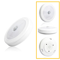 Magnetic Infrared IR Wall lamps Anywhere Bright Motion Sensor led Auto On/Off nightlight Battery Operated Hallway Pathway Closet - Leadleds
