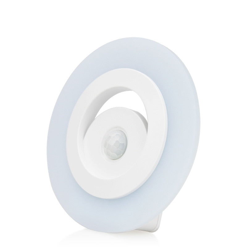 3 X AAA Motion sensor LED night light bedroom body auto On/Off workshops hallway closet stairs wall garden indoor decor lighting - Leadleds