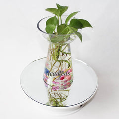 UNTCENT 8 in Table Top Display Stand Electronic Turntable AC Plug Battery Operated with Mirror Top