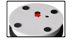 15cm White Electric Motorized Display Stand Rotating Turntable for Jewelry Model show and 4k 3D HD video rotation photography - Leadleds