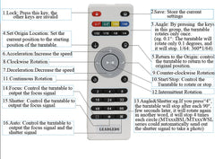 Dia 20cm Stable Heavy Load Remote Control Electric Turntable Jewelry Display Stand 360 Degree white Color 20-68 Secs Per Circle - Leadleds