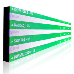 Leadleds Led Ticker Board Live Stock Display Board RGB Digital Signage With SDK Docking Stock Market Finacial News