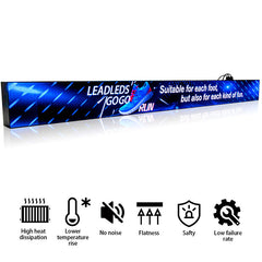 Leadleds 78 in HD Indoor Electronic Programmable Sign Advertising Display