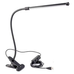 Leadleds LED Clip on Light Dimmable Reading Lights Flexible Gooesneck, USB Cord 2 Lighting Modes - Leadleds