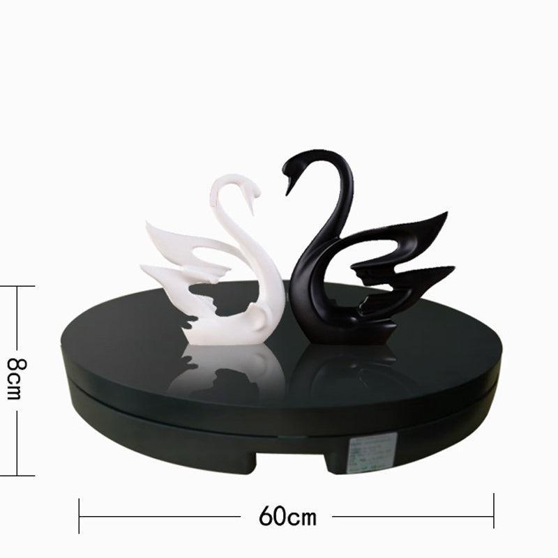 UNTCENT 60cm Circular Turntable Hold up to 170 lbs Remote Control