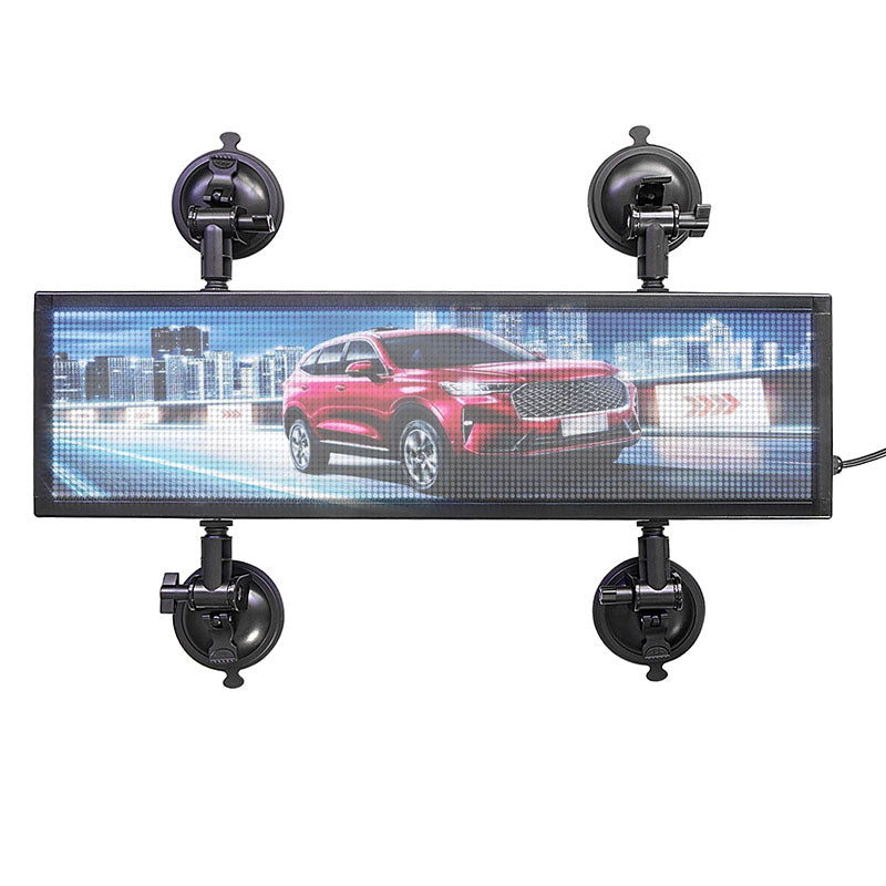 Leadleds Full Color Sign For Car Wireless Smart Led Car Sign DC9-36V