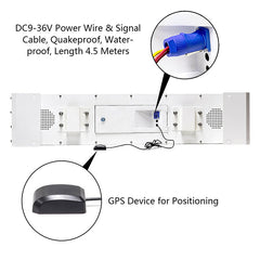 Leadleds 3G 4G WiFi GPS Control Led Taxi Roof Advertising Signs DC9V-36V, Double-sided