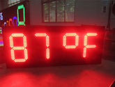 Leadleds Led Digital Display Outdoor Led Time Clock Temperature Display 4 Digit 7 Segment Led Sign