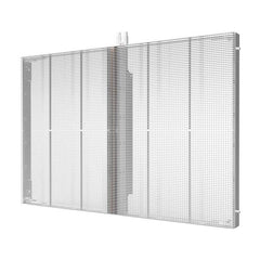 Leadleds Transparent LED Screen Poster Full Color Video Display WiFi Programmable, 40 x 40in