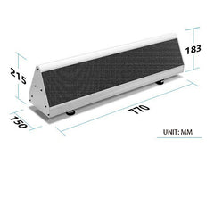 Leadleds 30 in Double Sided Car Roof Top LED Sign Triangle Digital Panel Programmable