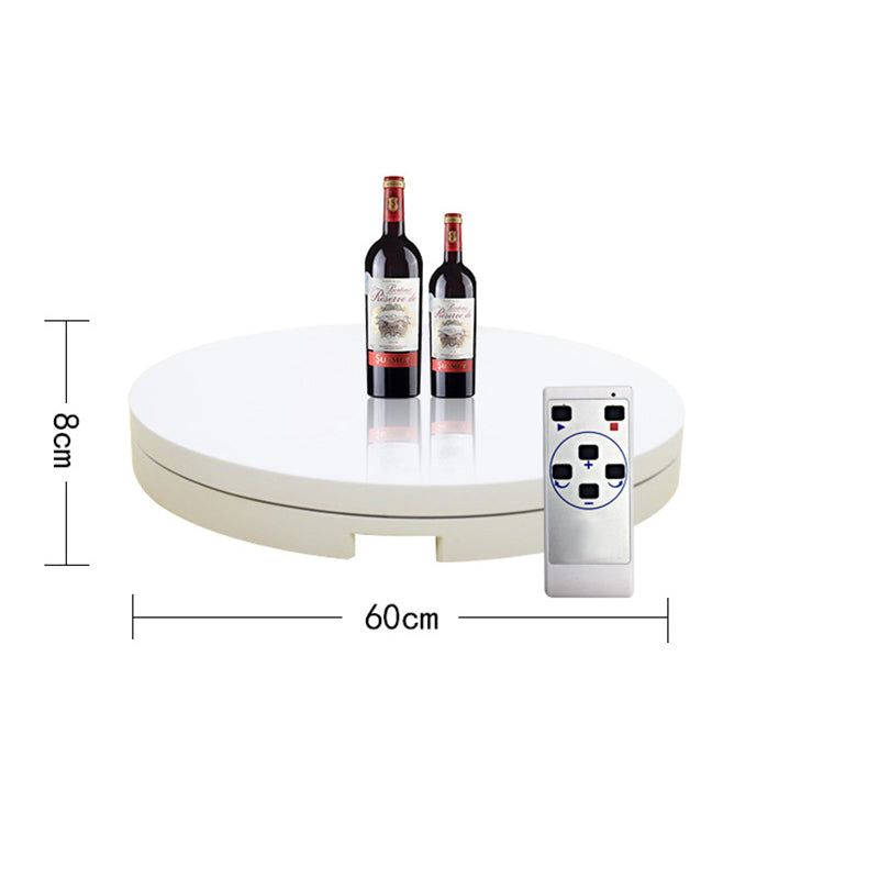 UNTCENT 60cm Circular Turntable Hold up to 170 lbs Remote Control