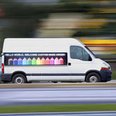 Commercial vehicle led screen