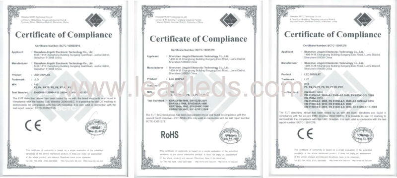 Quality Guarantee with Certifications