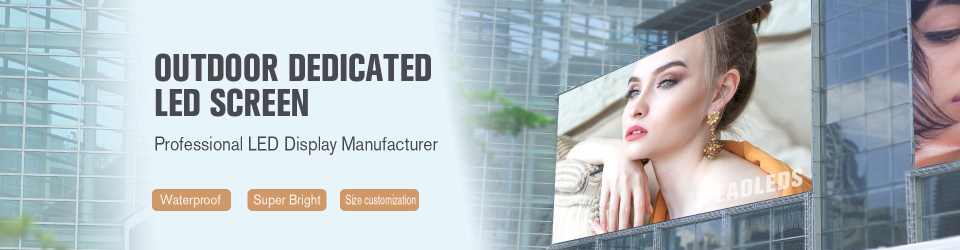 Outdoor LED TV Screen Living Display