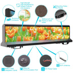160 degree wide viewing angle of dual-sided LED vehicle advertising display