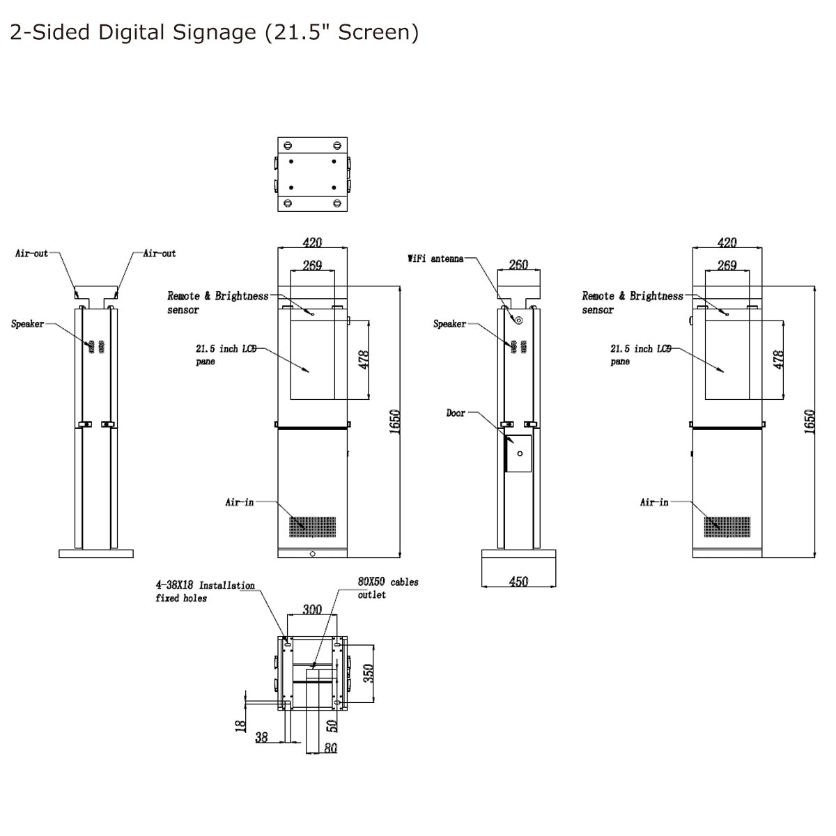 2-Sided_Digital_Signage_21.5in_Screen