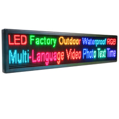 led programmable scrolling message signs