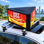 3 sided LED Screen for Car Roof