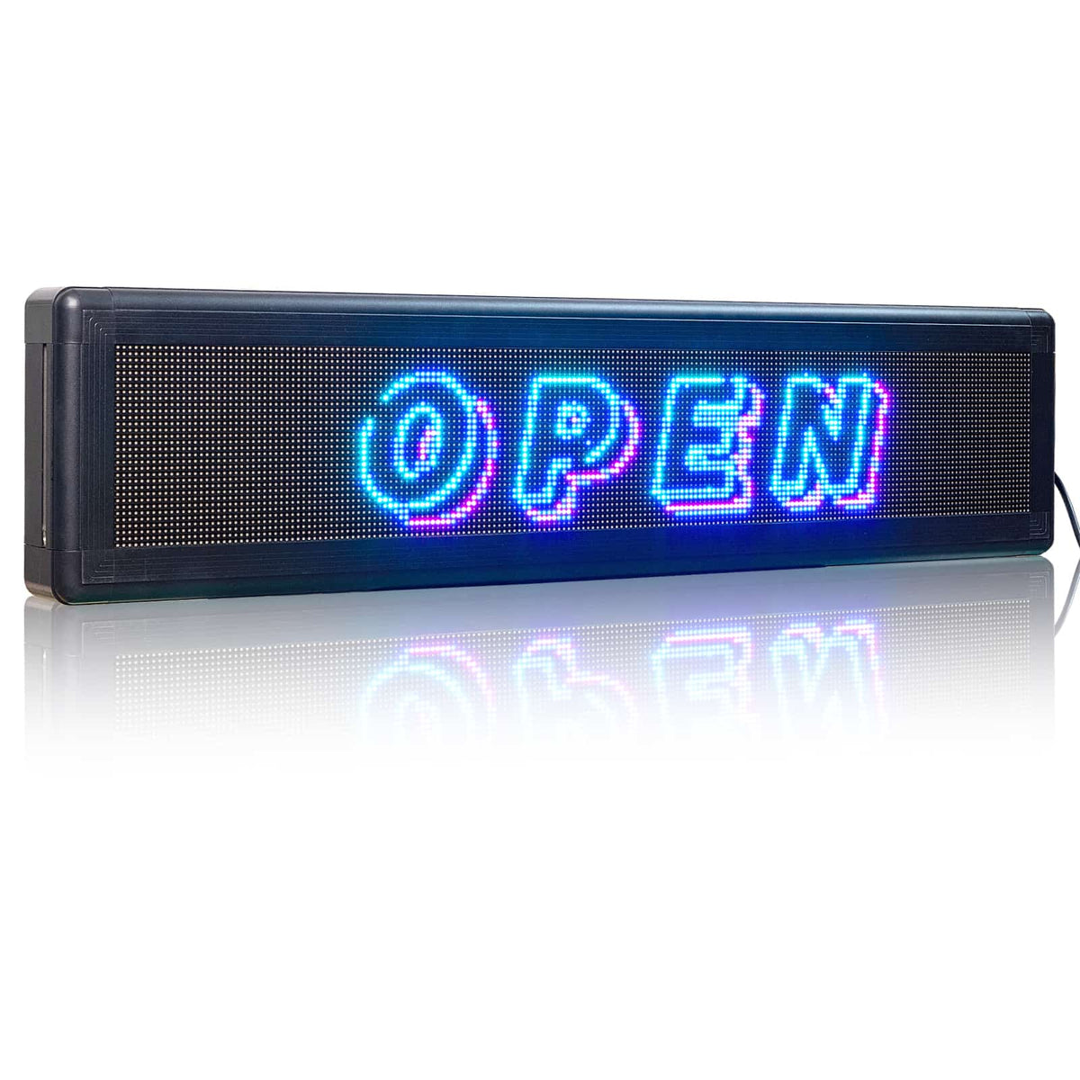 Leadleds 33in Outdoor LED Business Sign Board Programmable Full Color WiFi 4G Waterproof