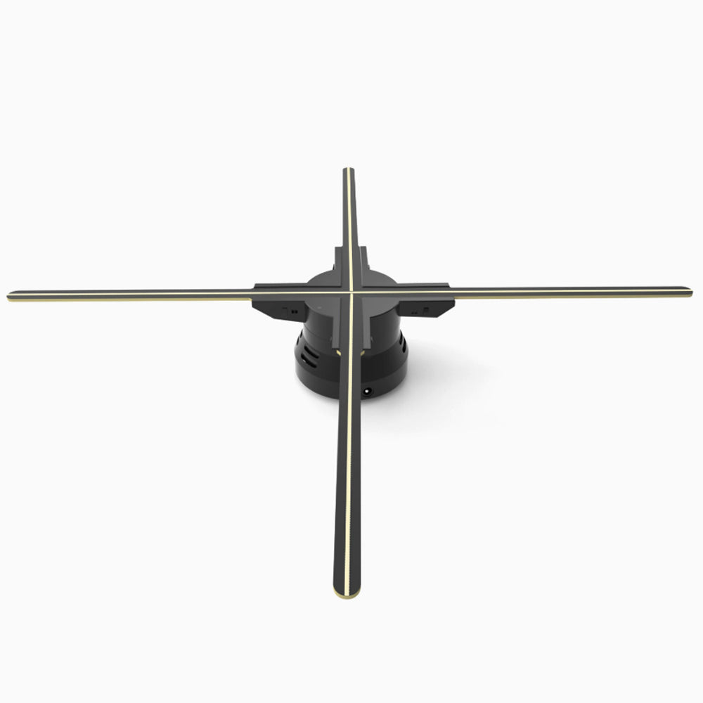 3D holographic fan display 