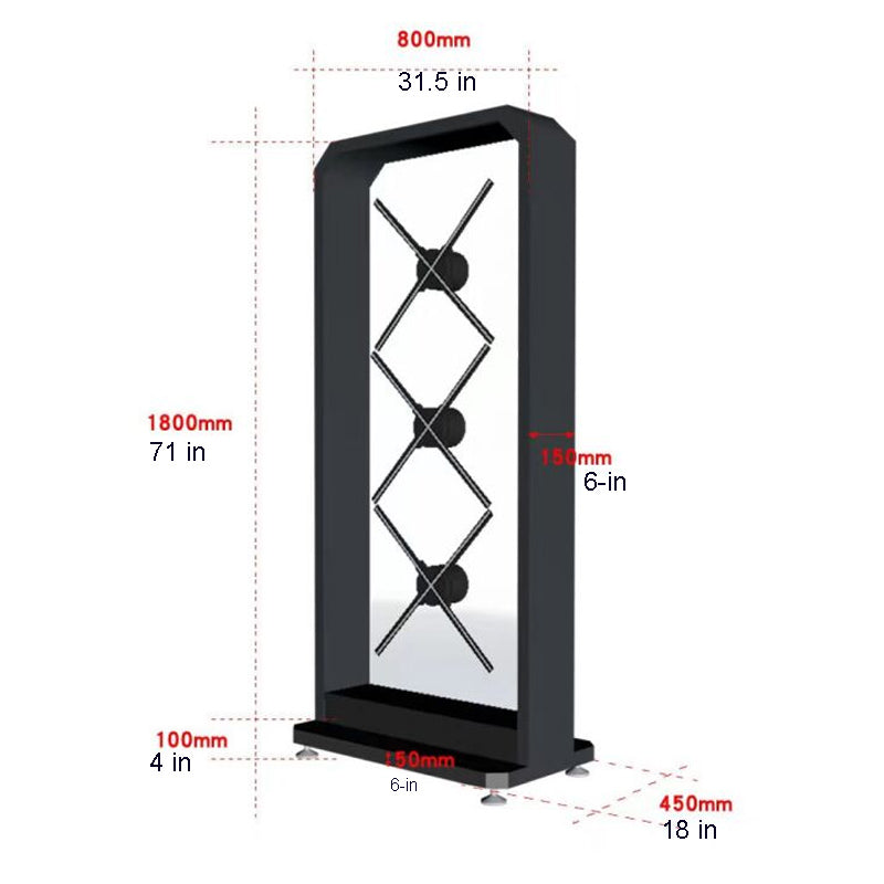 Leadleds Outdoor Human-Size 3D Hologram Fan Secondary image