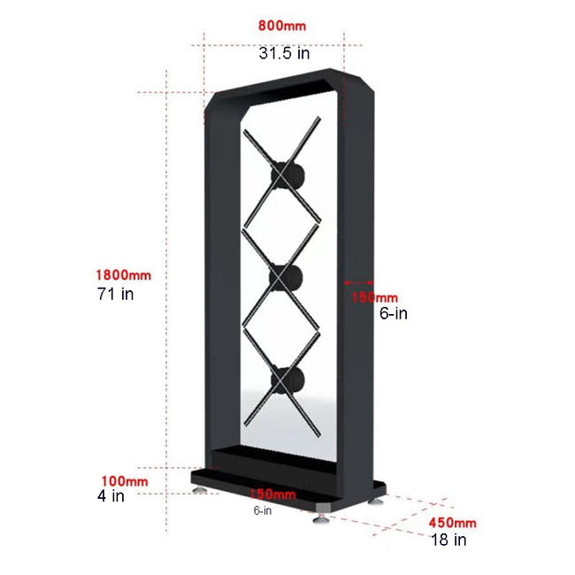 Leadleds Outdoor Human-Size 3D Hologram Fan Secondary image