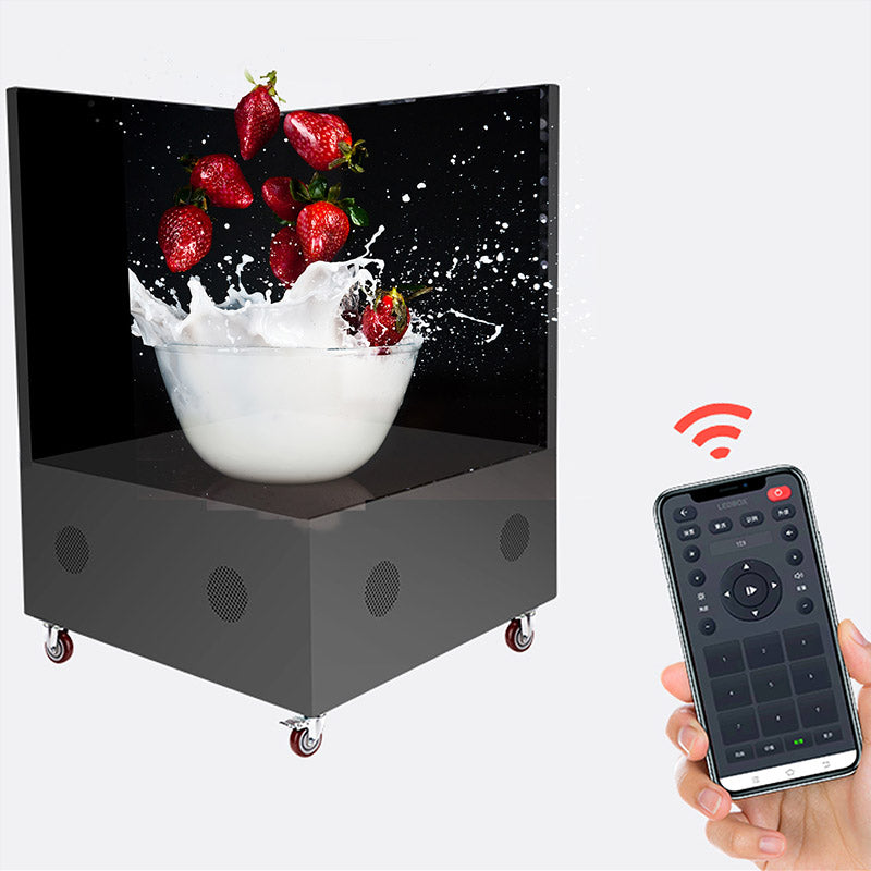 Leadleds Mobile 3D Led Display Naked Eye Hologram Video Screen with Sound
