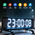 4G Cloud GPS controlled LED car roof sign for remote fleet management