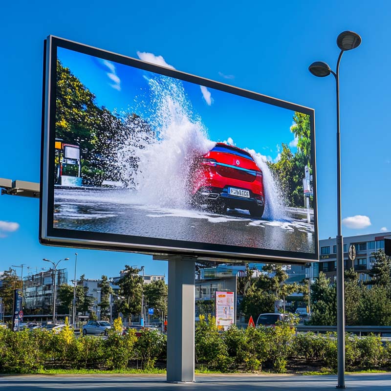 Leadleds Sunlight Readable Outdoor LED Display IP65 Waterproof Digital Signage for Daylight Visibility, 126 x 63 in Secondary image