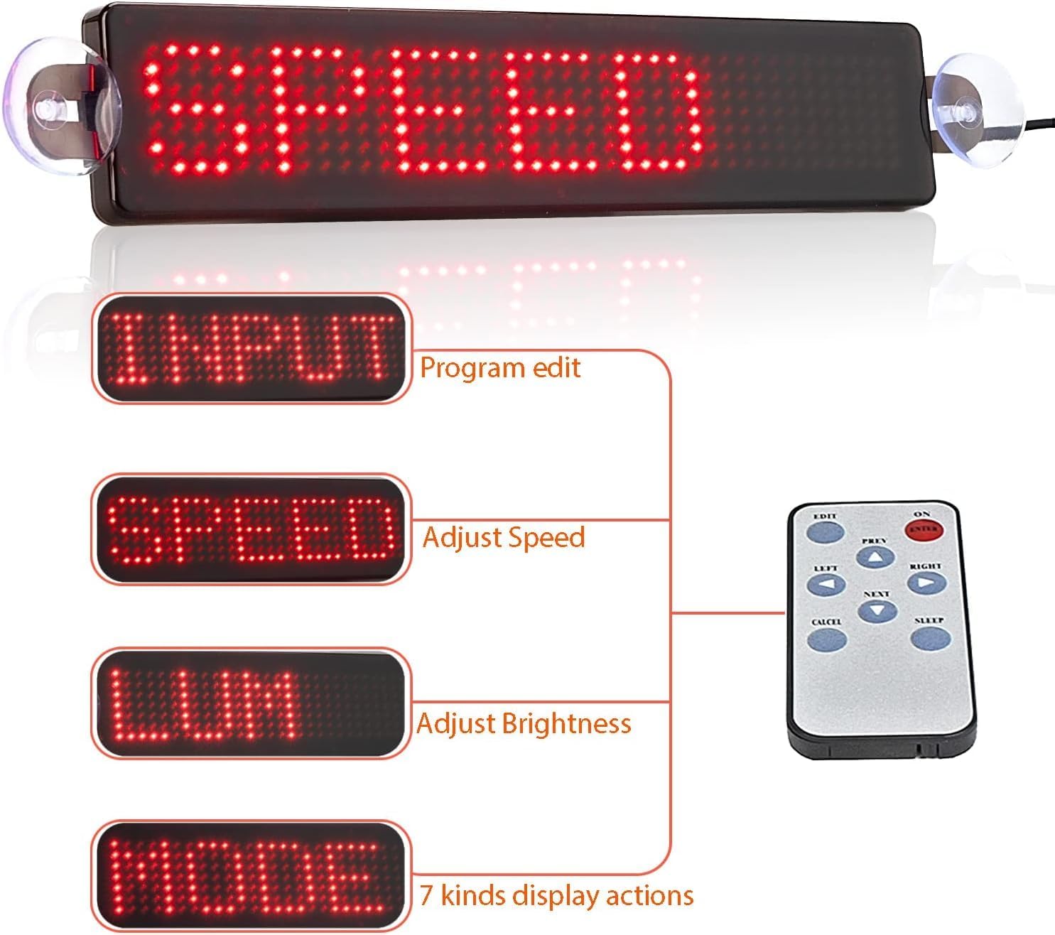 remote car sign programmable