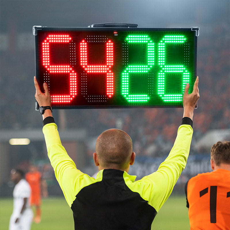 Adjustable referee substitution board