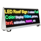 Roof sign for car advertising