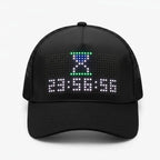 App Control Bluetooth LED Hat with Scrolling Display 16x32 Pixel 