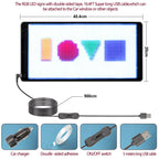 Bendable LED poster panel with Bluetooth app control custom text animation