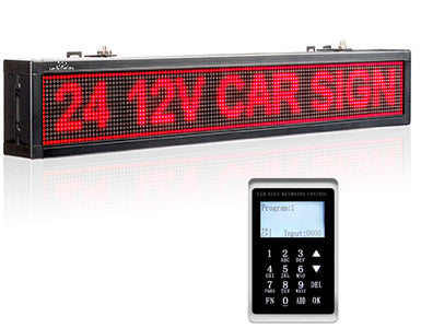 Programmable Car Signs | Programmable LED Sign for Cars | Leadleds