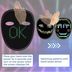 Children's flashing mask