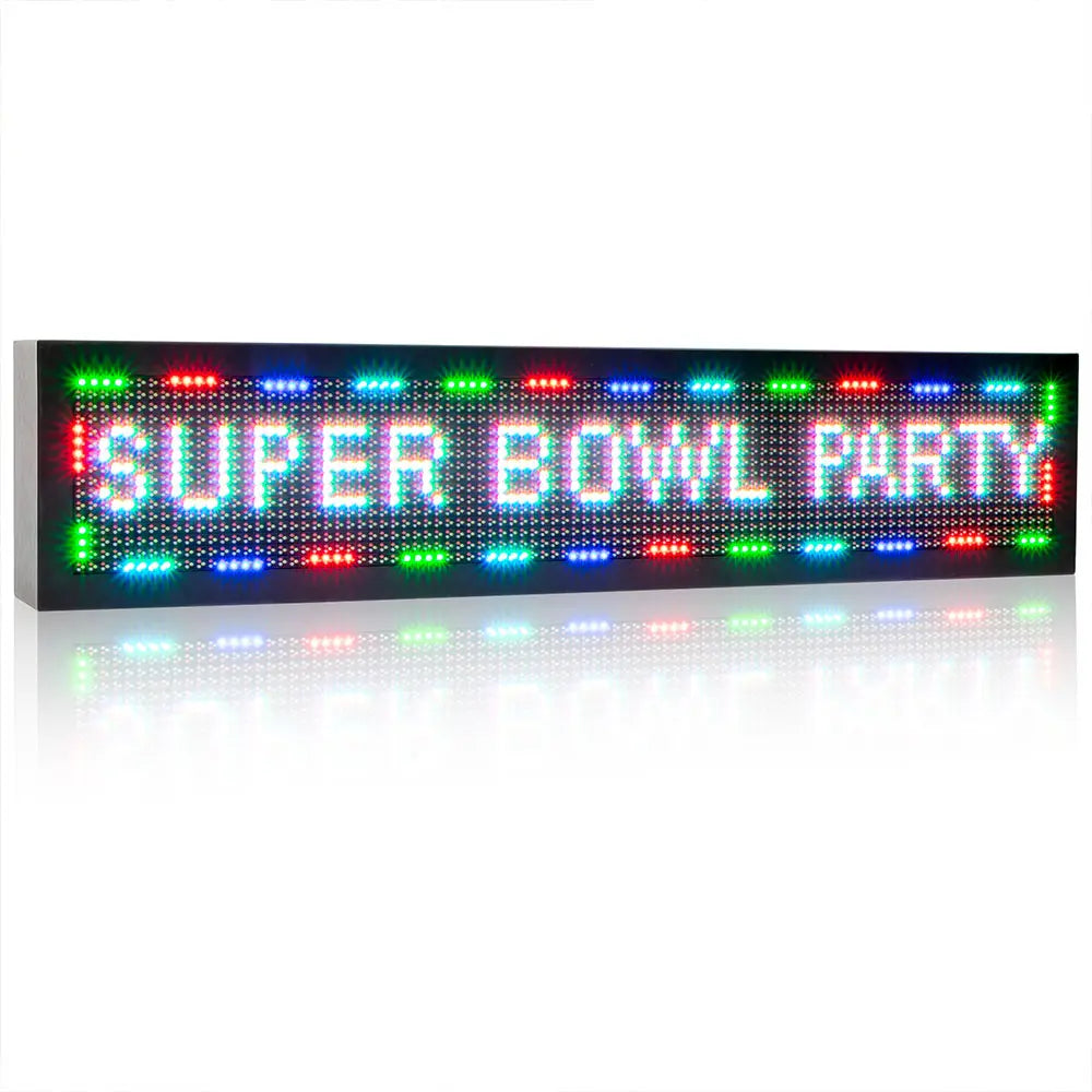 Commercial Outdoor LED Scrolling Sign 960mm x 160mm Full Color