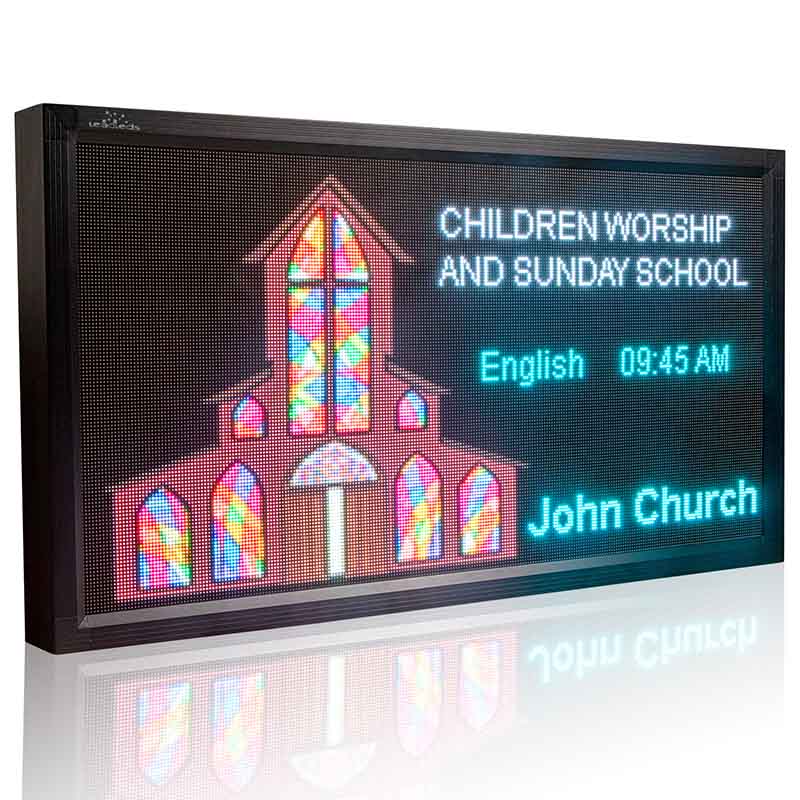 Leadleds 41in Programmable Display Advertising Screen Video Wall for Outdoor Secondary image