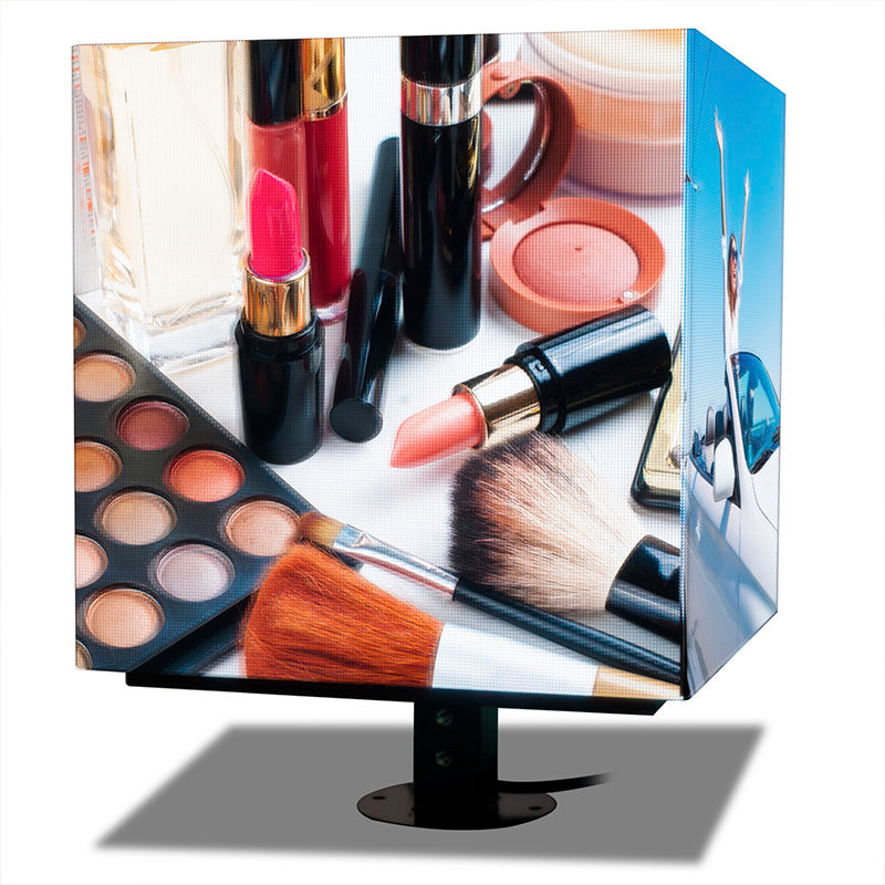 Leadleds 25.2" LED Cube Display Screen 5-Sided - HD Full Color Video Wall for Storefront & Events Secondary image
