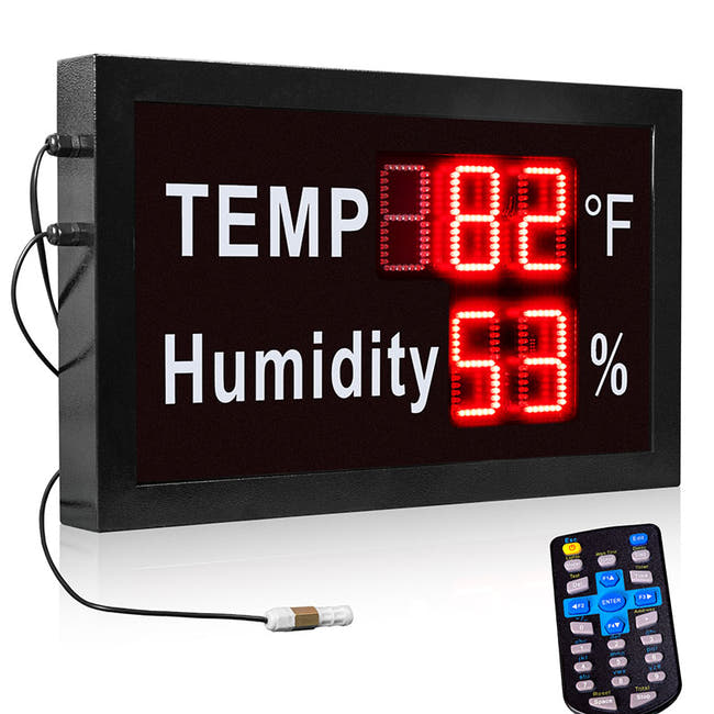 temperature humidity display for sale Image principale du produit