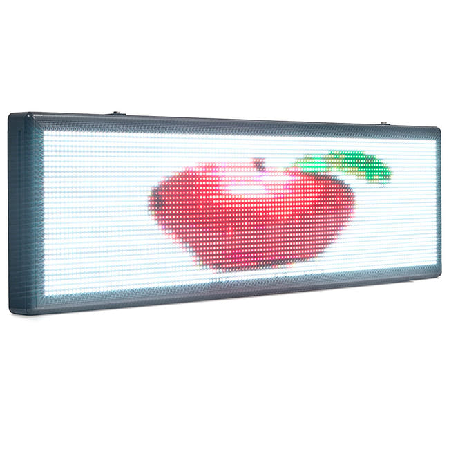 LED display with a heart-shaped apple design on a white background Secondary image