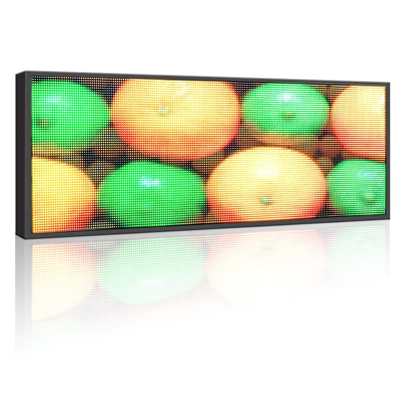 Leadleds 52 in Programmable Led Video Sign Board Double Sided
