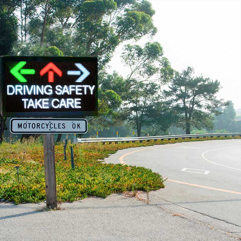 Energy-efficient advertising screen