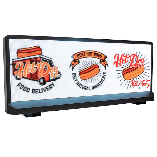 Food delivery car advertising light Secondary image