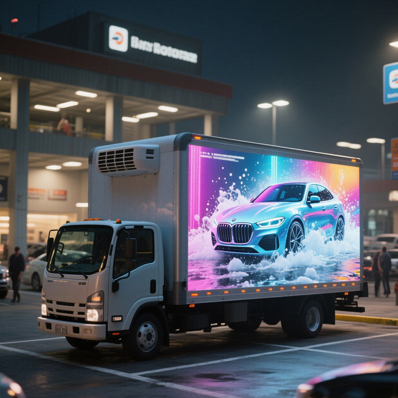 Heavy Duty Truck LED Advertising Display