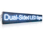 Dual-sided LED sign with 'Dual-Sided LED Signs' text 