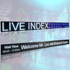 Horizontal LED marquee sign