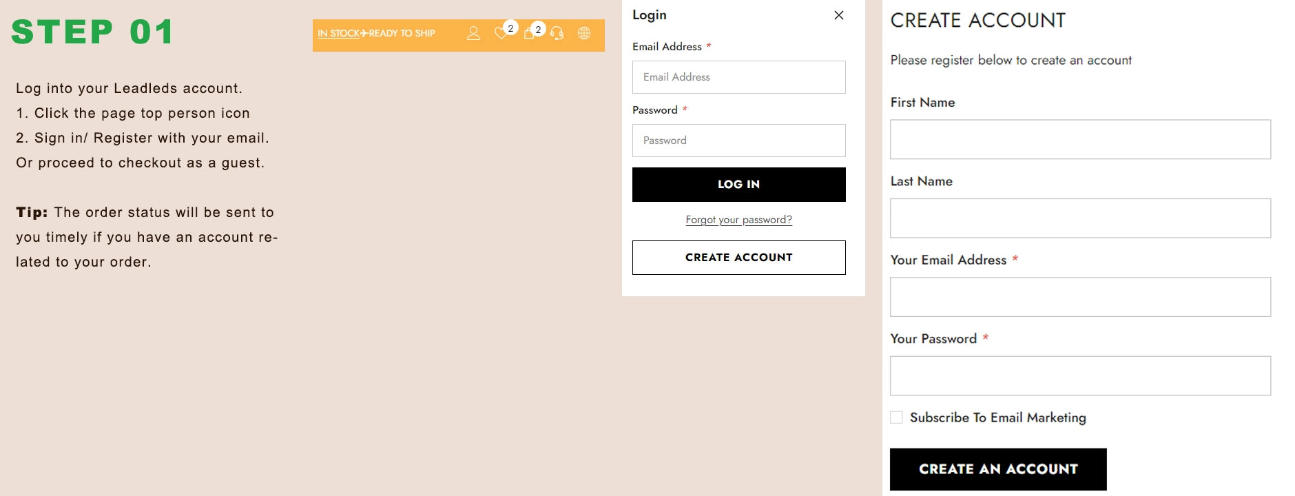 How to order LED signs online