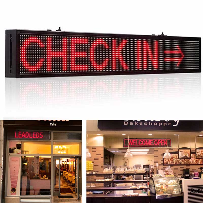 Letrero LED desplazable Leadleds con protocolo de comunicación en serie Imagen secundaria del producto